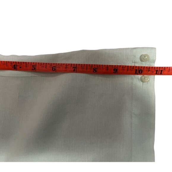 VTG Sobrino Men Bamboo Embroidered Button-Up Shirt Size L Lt Green - Picture 14 of 16